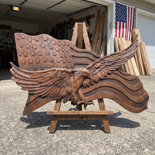 American Freedom Eagle Flag